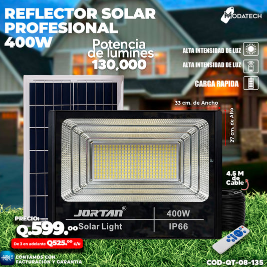 💡 Reflector Solar Profesional Jortan e 400 Watts ☀️