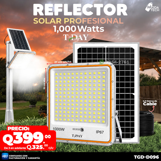 💡 Reflector Solar Profesional 1,000W ☀️🔋