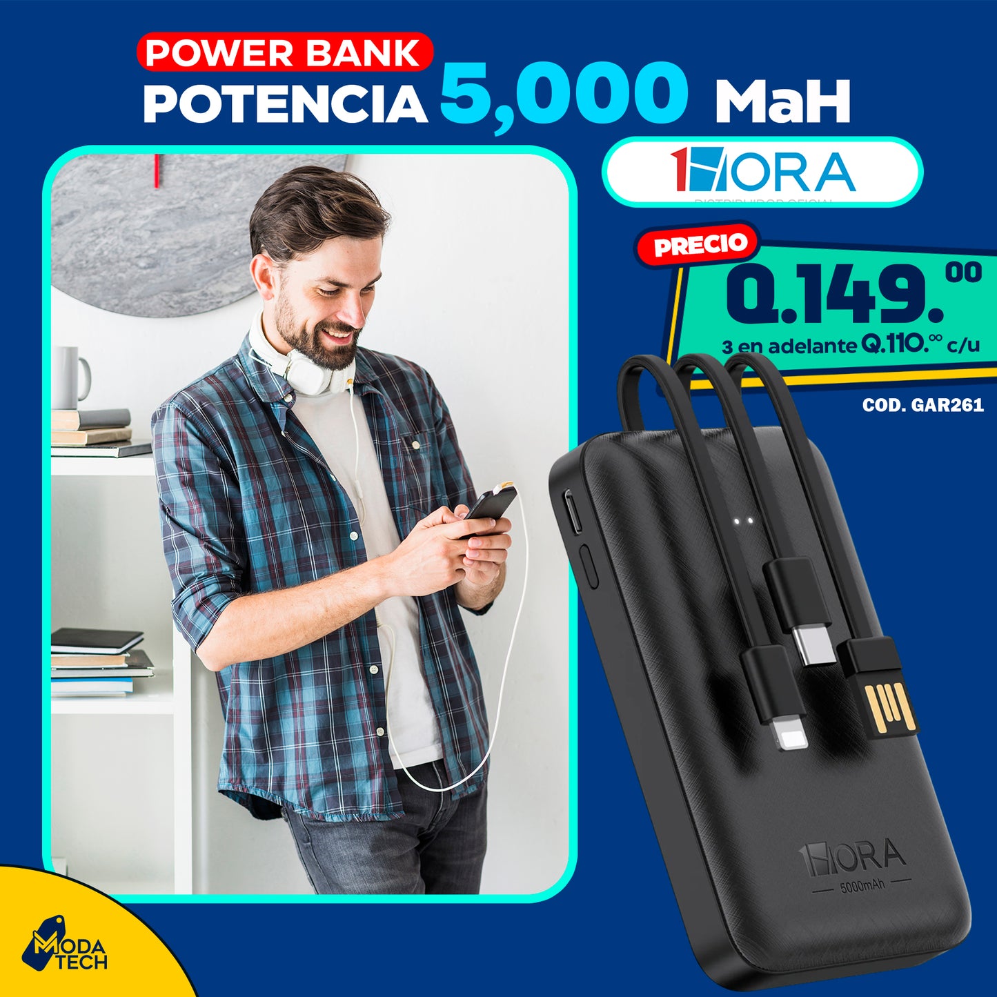 Power Banks - Diferentes Potencias