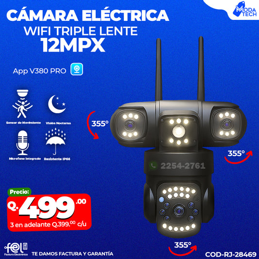 Cámara Triple Lente de 12 MPX 🔥