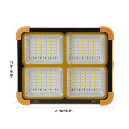 Alumbrado led con panel solar incorporado