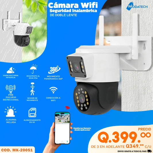 camara de vigilancia wifi para exteriores