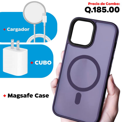 Combo Magsafe IPhone Samsung Case+Cable+Cubo