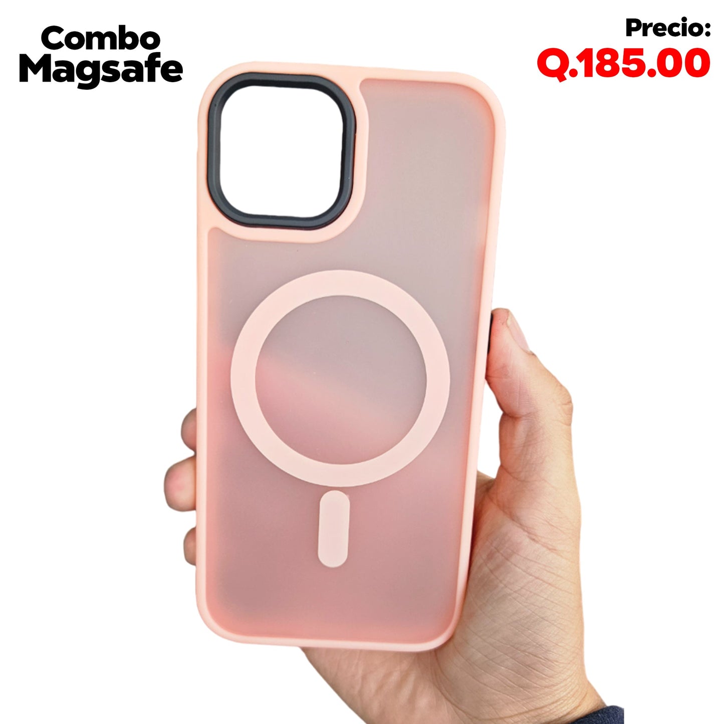 Combo Magsafe IPhone Samsung Case+Cable+Cubo