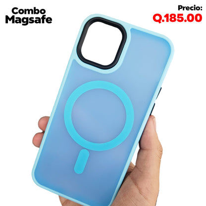 Combo Magsafe IPhone Samsung Case+Cable+Cubo