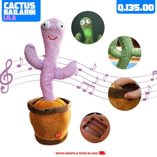 Cactus Musical Bailarín - LILA