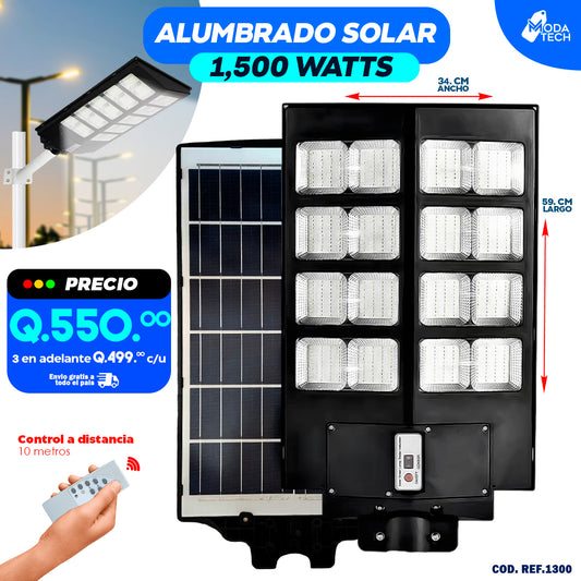 Alumbrado Solar profesional 1,500 Watts