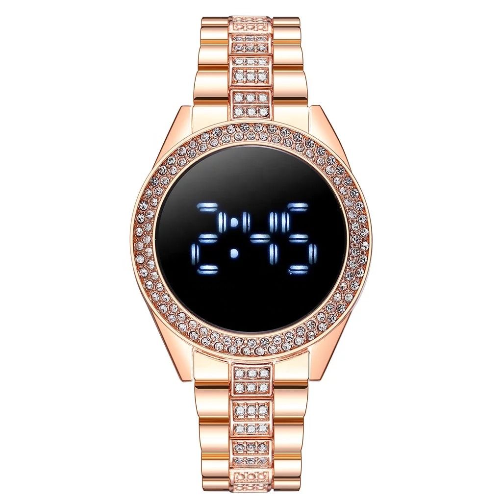 Reloj Digital Touch con Perlas