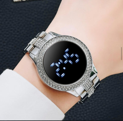 Reloj Digital Touch con Perlas