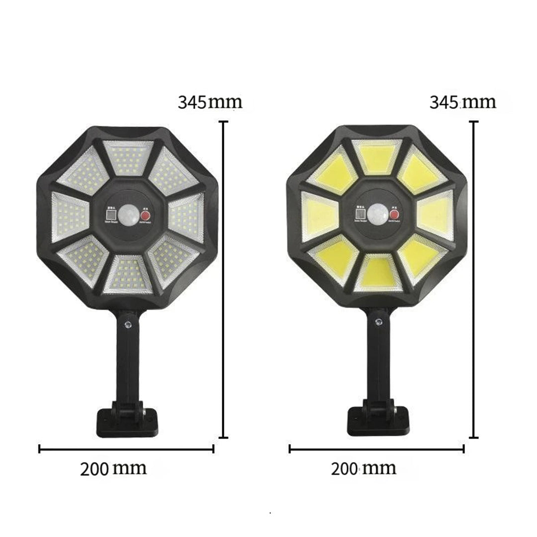 Alumbrado con led SMD con panel solar incorporado