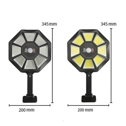 Alumbrado con led SMD con panel solar incorporado